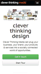 Mobile Screenshot of cleverthinkingmedia.com